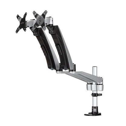 StarTech.com ARMDUAL30 soporte para pantalla plana 76.2 cm (30") Escritorio Negro, Plata