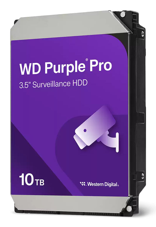 Disco Duro Interno Western Digital 10TB Purple Pro Surveillance 3.5 SATA 6 GB/s 512 MB de caché