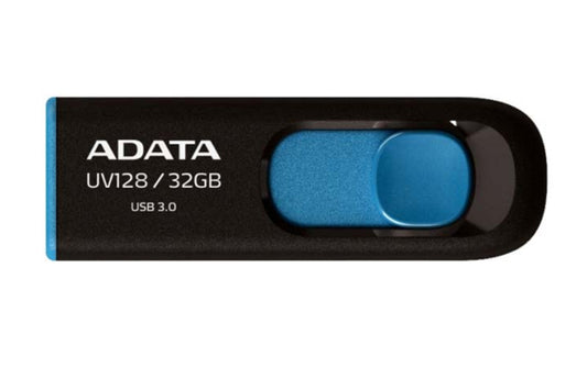 Memoria USB Adata UV128 128 GB 3.2 Color Negro-Azul
