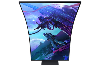 Monitor Samsung 55" Gaming Odyssey Ark 2th Gen 4K 3840x2160 165HZ VA Curvo 1000R 1MS HDR10 Bocinas Gaming HUB SMA
