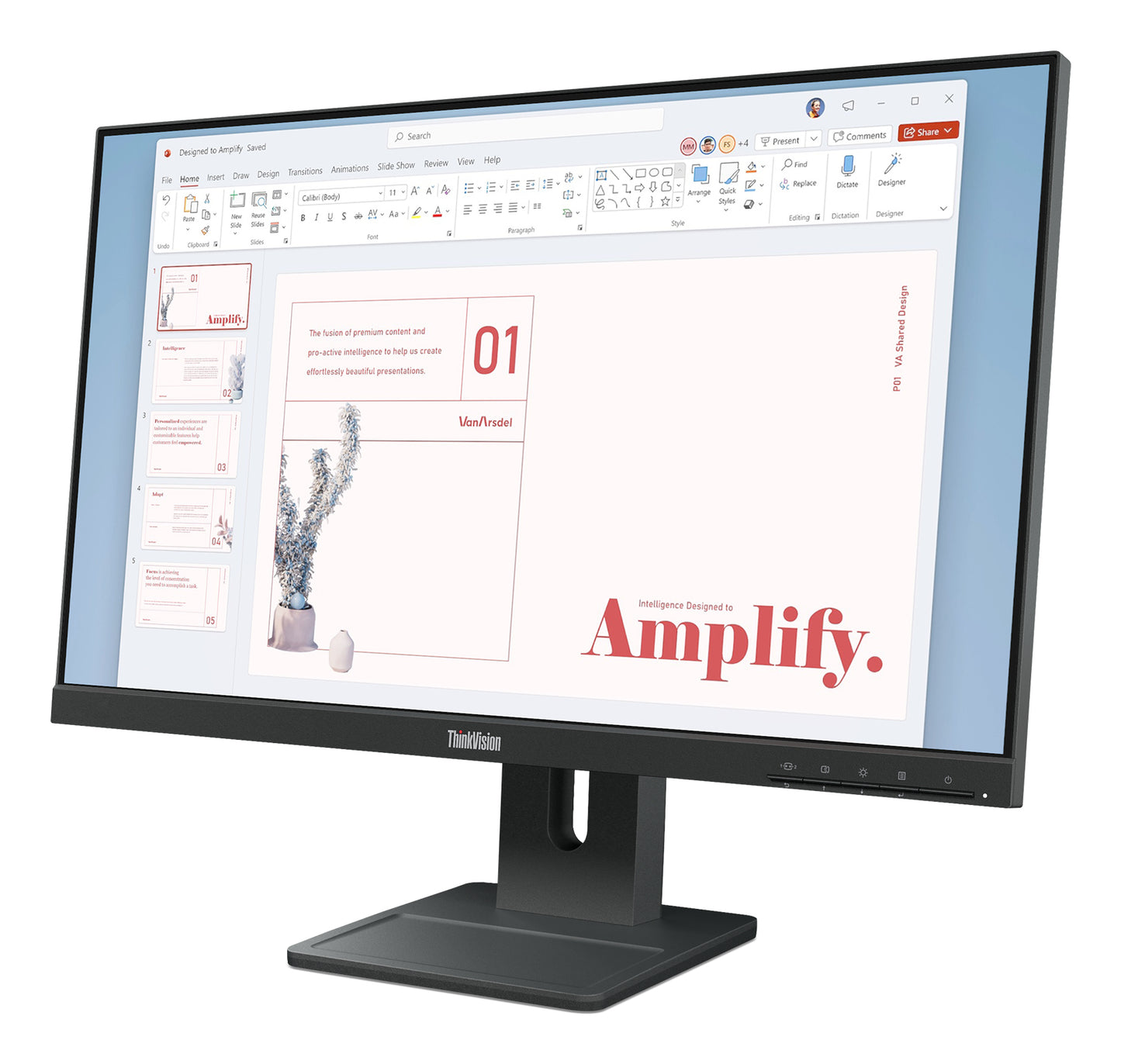 Lenovo ThinkVision E24-40 monitor de computadora 60.5 cm (23.8") 1920 x 1080 Pixeles Full HD LED Negro