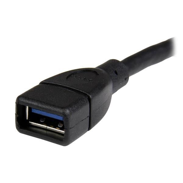 StarTech.com USB3EXT6INBK cable USB USB 3.2 Gen 1 (3.1 Gen 1) 0.152 m USB A 5 Gbit/s