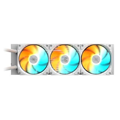 Enfriamiento Líquido Gigabyte GAMING 360 ICE 3x120mm hasta 2200RPM Blanco 1851/1700/115X/1200/AM5/AM4