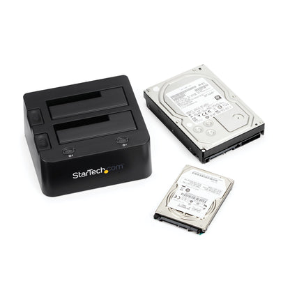 StarTech.com UNIDOCKU33 base de conexión para disco duro USB 3.2 Gen 1 (3.1 Gen 1) Type-B Negro