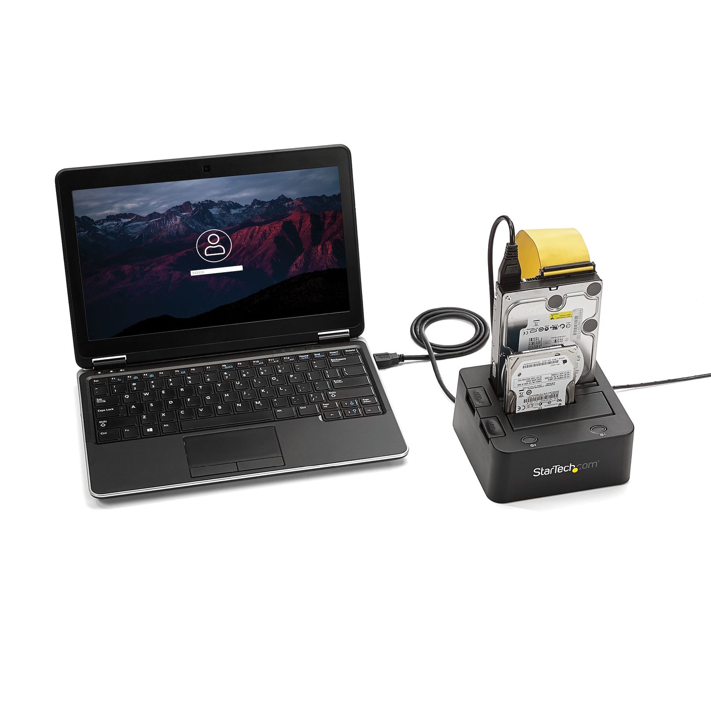 StarTech.com UNIDOCKU33 base de conexión para disco duro USB 3.2 Gen 1 (3.1 Gen 1) Type-B Negro
