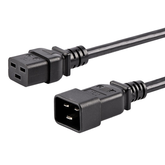 StarTech.com PXTC19201410 cable de alimentación Negro 3 m Acoplador C19 Acoplador C20
