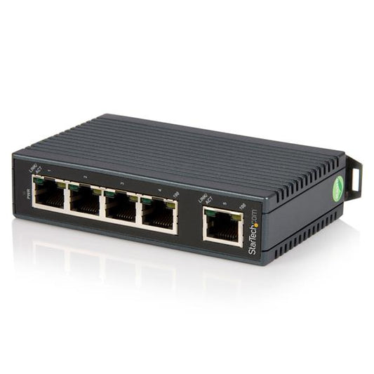 StarTech.com IES5102 dispositivo de redes No administrado Fast Ethernet (10/100) Negro