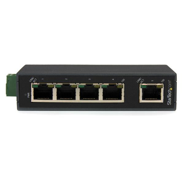 StarTech.com IES5102 dispositivo de redes No administrado Fast Ethernet (10/100) Negro