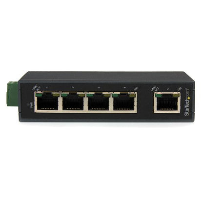 StarTech.com IES5102 dispositivo de redes No administrado Fast Ethernet (10/100) Negro