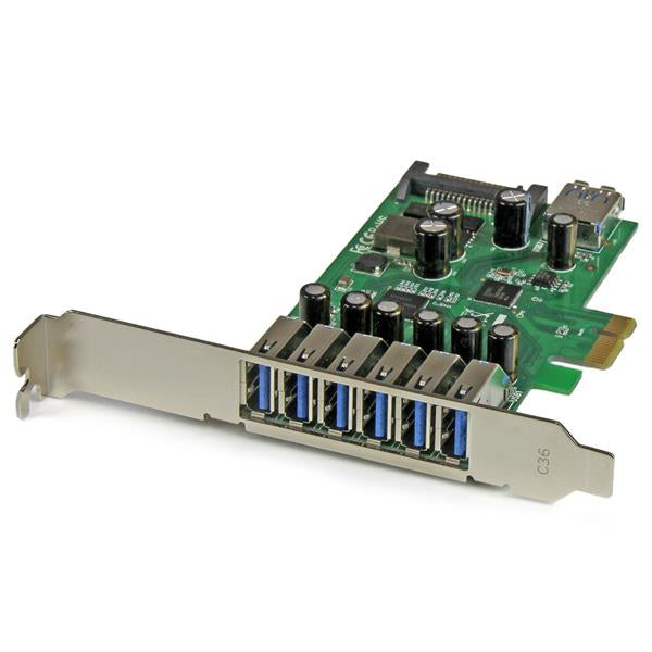 StarTech.com PEXUSB3S7 tarjeta o adaptador de interfaz Interno SATA, USB 3.2 Gen 1 (3.1 Gen 1)