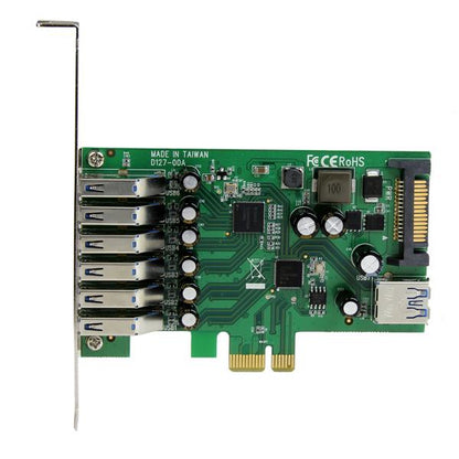 StarTech.com PEXUSB3S7 tarjeta o adaptador de interfaz Interno SATA, USB 3.2 Gen 1 (3.1 Gen 1)