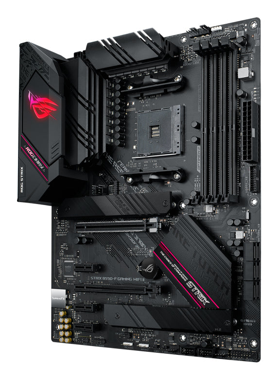 Tarjeta Madre Asus ROG STRIX B550-F GAMING WIFI II 4xDDR4 128GB 4800Mhz HDMI DP PCIe 4.0 M.2 S AM4 Ryzen Wi-Fi 6E ATX