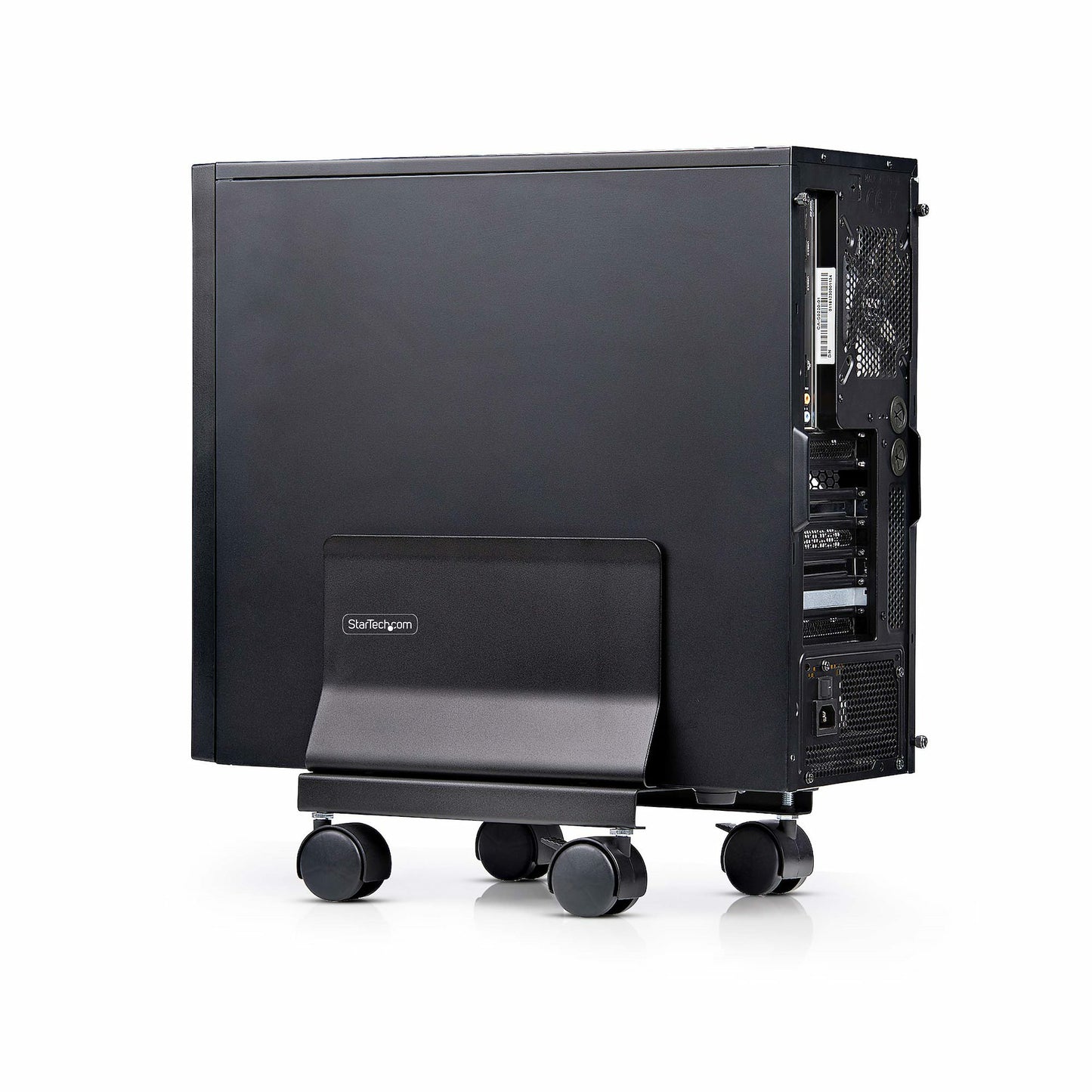 StarTech.com CPUMOBILESTND soporte para CPU Soporte del CPU del carro Negro