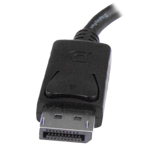 StarTech.com DP2HDVGA adaptador de cable de vídeo 0.15 m Negro