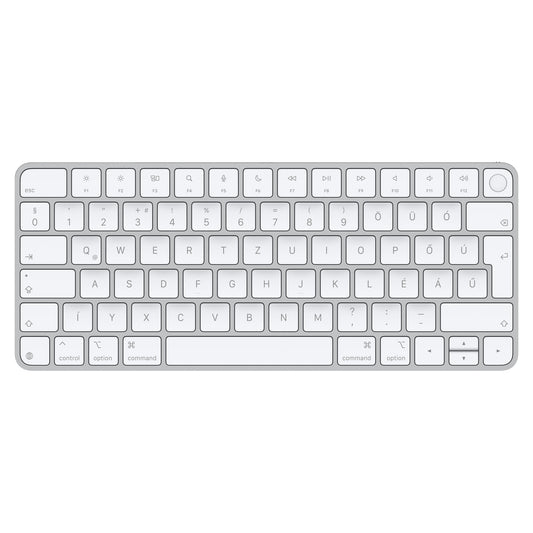 Apple MXCK3MG/A teclado Universal USB + Bluetooth QWERTZ Húngaro Plata, Blanco