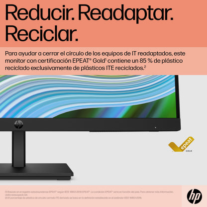 HP P24 G5 FHD Monitor monitor de computadora 60.5 cm (23.8") 1920 x 1080 Pixeles Full HD LCD Negro
