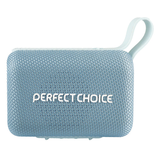 BOCINA PORTATIL PERFECT CHOICE INALAMBRICA SUGARY - AZUL