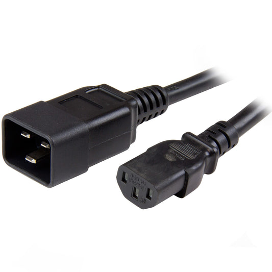 StarTech.com PXTC13C20143 cable de alimentación Negro 0.9 m Acoplador C13 Acoplador C20