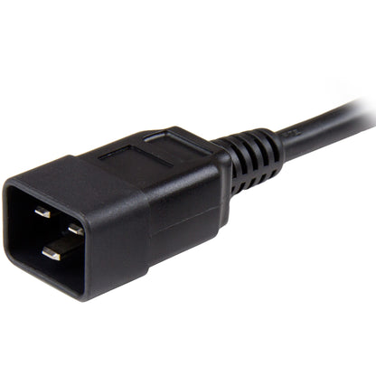 StarTech.com PXTC13C20143 cable de alimentación Negro 0.9 m Acoplador C13 Acoplador C20