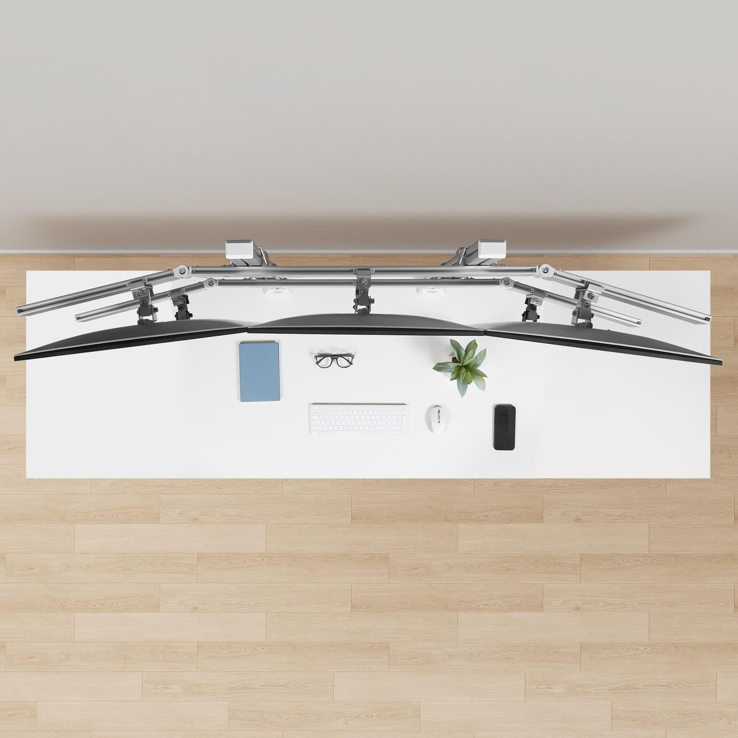 StarTech.com 6-MONITOR-ARM-A soporte para pantalla plana 81.3 cm (32") Escritorio Blanco