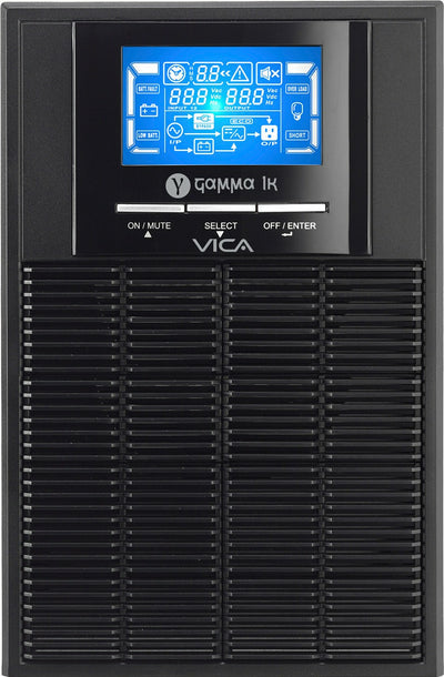 Vica GAMMA 1K sistema de alimentación ininterrumpida (UPS) Doble conversión (en línea) 1 kVA 900 W 3 salidas AC