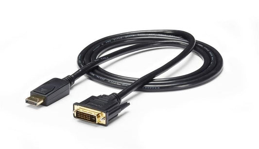 StarTech.com DP2DVI2MM6 adaptador de cable de vídeo DVI-D Negro
