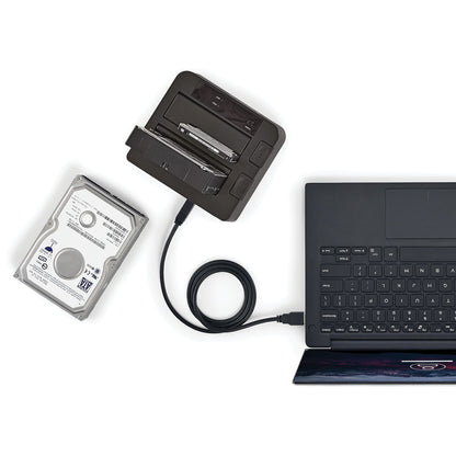 StarTech.com SDOCK2U313 base de conexión para disco duro USB 3.2 Gen 2 (3.1 Gen 2) Type micro-B Negro