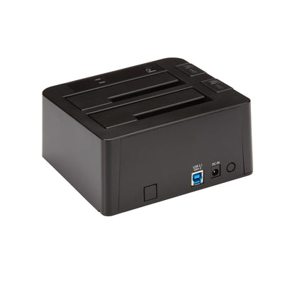 StarTech.com SDOCK2U313 base de conexión para disco duro USB 3.2 Gen 2 (3.1 Gen 2) Type micro-B Negro