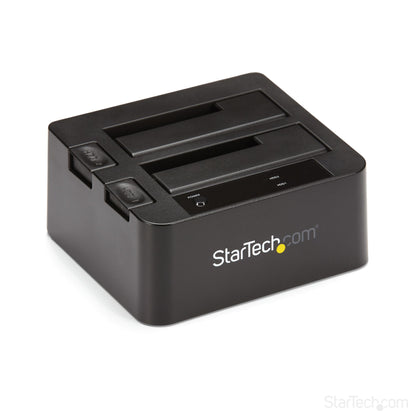 StarTech.com SDOCK2U313 base de conexión para disco duro USB 3.2 Gen 2 (3.1 Gen 2) Type micro-B Negro