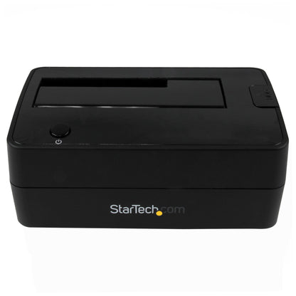 StarTech.com SDOCKU313 base de conexión para disco duro USB 3.2 Gen 2 (3.1 Gen 2) Type micro-B Negro