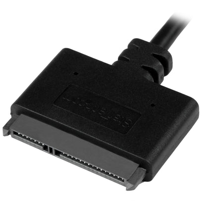 StarTech.com USB312SAT3CB cambiadores de género de cables USB 3.1 A SATA 7+15 pin Negro