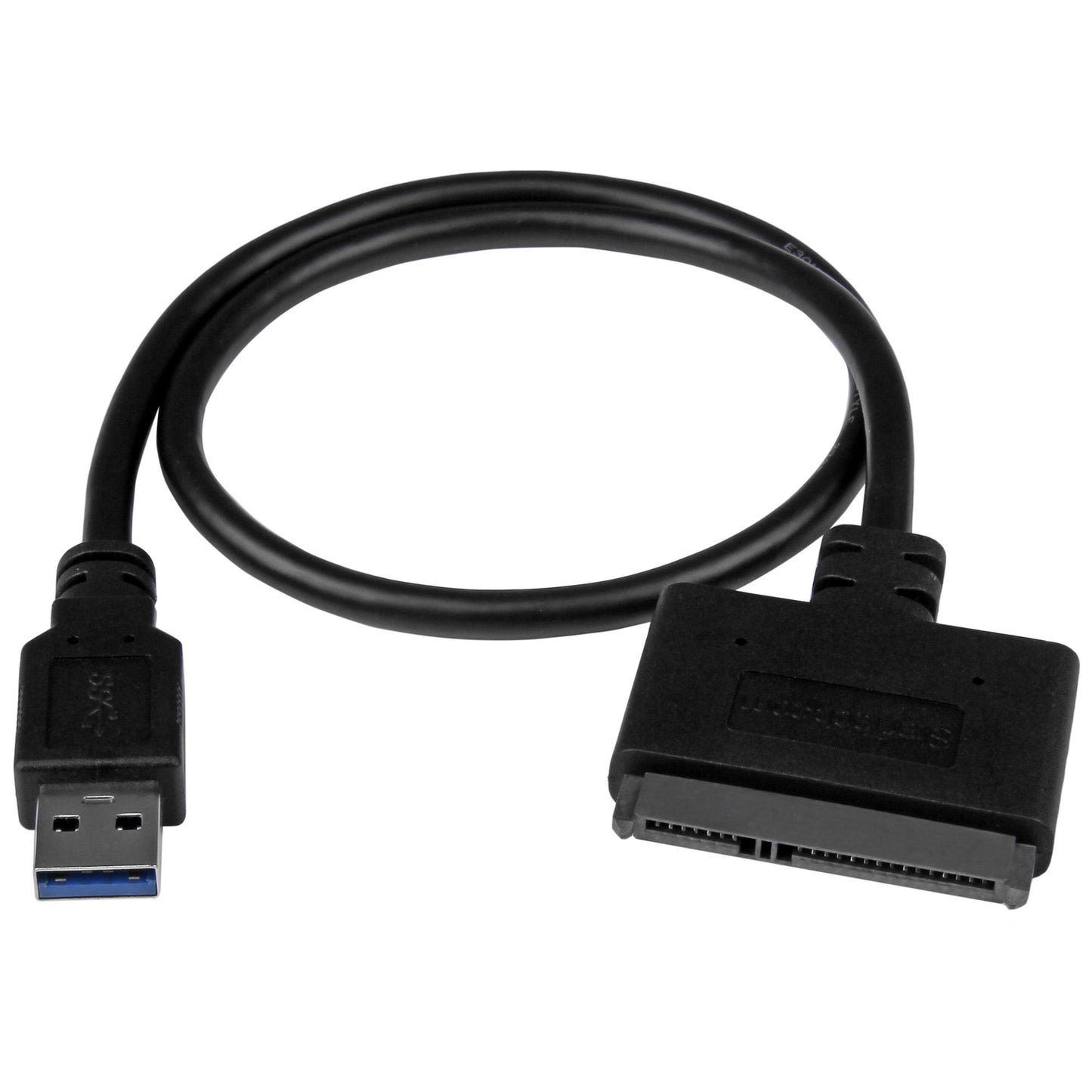 StarTech.com USB312SAT3CB cambiadores de género de cables USB 3.1 A SATA 7+15 pin Negro