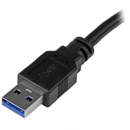StarTech.com USB312SAT3CB cambiadores de género de cables USB 3.1 A SATA 7+15 pin Negro