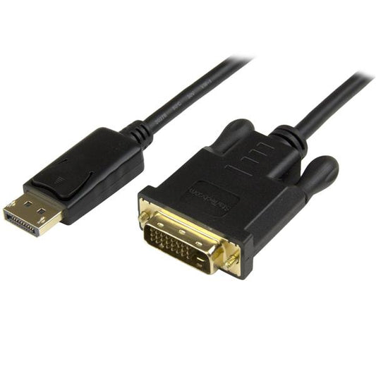StarTech.com DP2DVI2MM3 adaptador de cable de vídeo 0.914 m DVI-D Negro