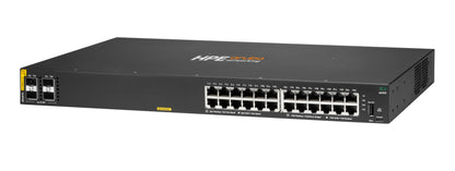 HPE Aruba Networking CX 6000 24p 10M/100M/1G Class4 PoE 4p SFP 1G 370W Switch