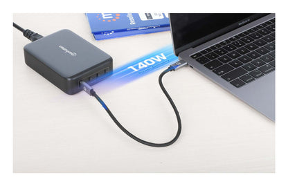 Estación de carga USB-C Manhattan 4 puertos USB-C PD 240W
