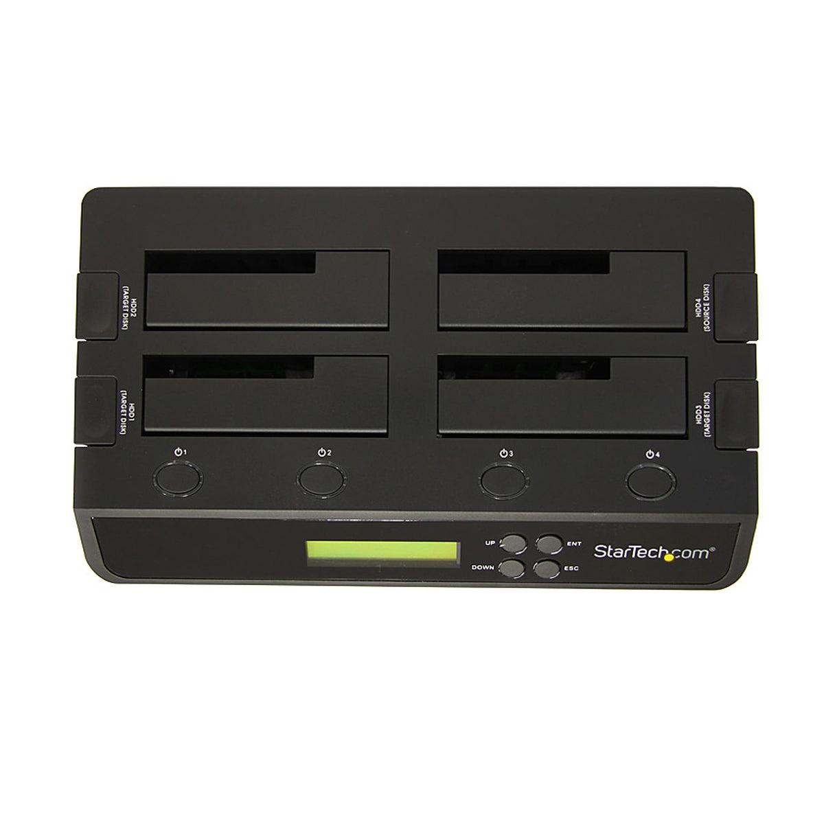 StarTech.com SATDOCK4U3RE duplicador de datos o soporte Duplicador de discos duros Negro 3 copias