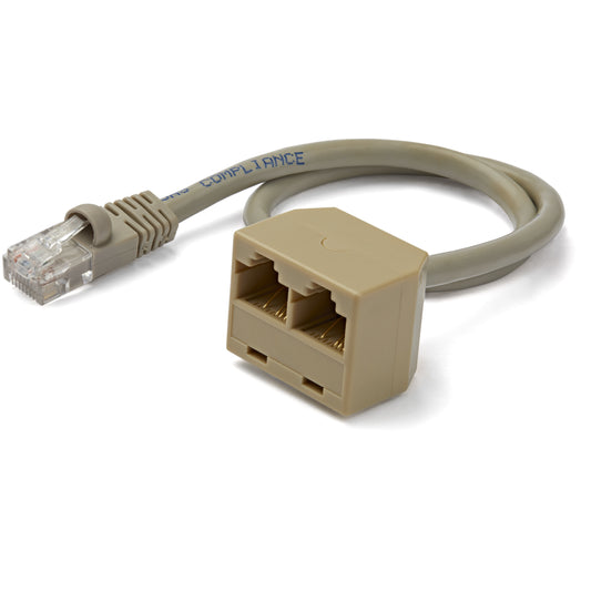 StarTech.com RJ45SPLITTER divisor de red Gris