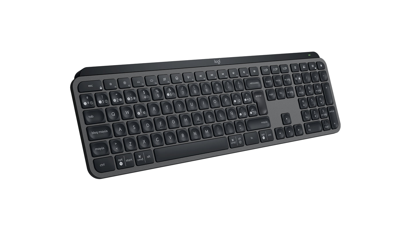 Teclado Logitech MX Keys S Inalámbrico Color Gris