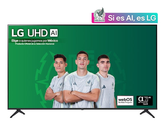 Televisor LG 75" UHD AI UA75 4K Smart TV 2025