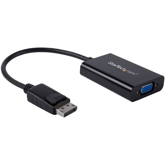 StarTech.com DP2VGAA adaptador de cable de vídeo 0.184 m Negro