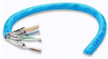Bobina Cable Intellinet Cat 6 CCA 305m Sólida Color Azul