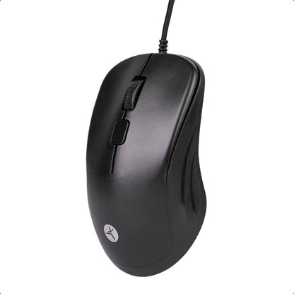 Mouse Alambrico TechZone de Materiales ABS 3Botones 1200Dpi Longitud de Cable 1.35Metros