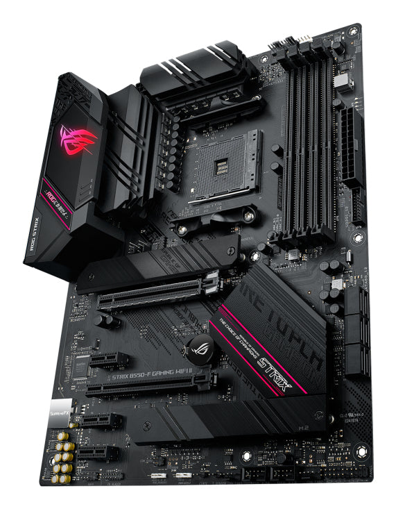 Tarjeta Madre Asus ROG STRIX B550-F GAMING WIFI II 4xDDR4 128GB 4800Mhz HDMI DP PCIe 4.0 M.2 S AM4 Ryzen Wi-Fi 6E ATX