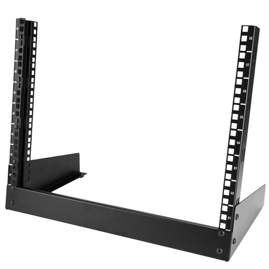 StarTech.com RK8OD armario rack Rack o bastidor independiente Negro