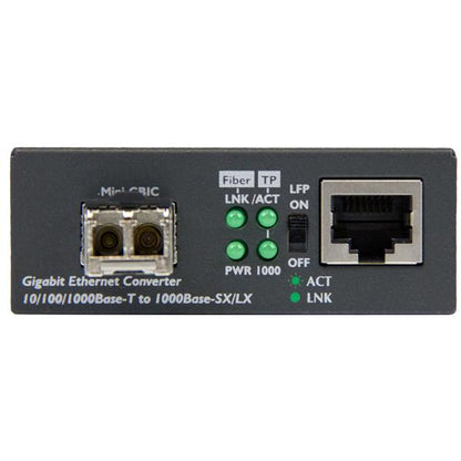 StarTech.com MCM1110MMLC convertidor de red 1000 Mbit/s 850 nm Negro
