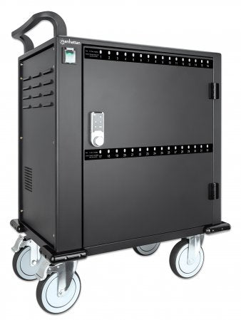 Manhattan 716000 carrito o armario de dispositivo portátil Carrito de manejo de dispositivos portátiles Negro