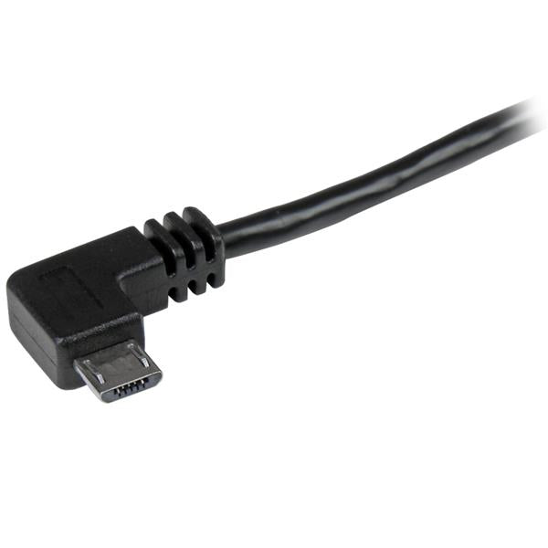 StarTech.com USB2AUB2RA2M cable USB USB 2.0 USB A Micro-USB B 0.48 Gbit/s Negro