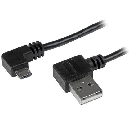 StarTech.com USB2AUB2RA2M cable USB USB 2.0 USB A Micro-USB B 0.48 Gbit/s Negro