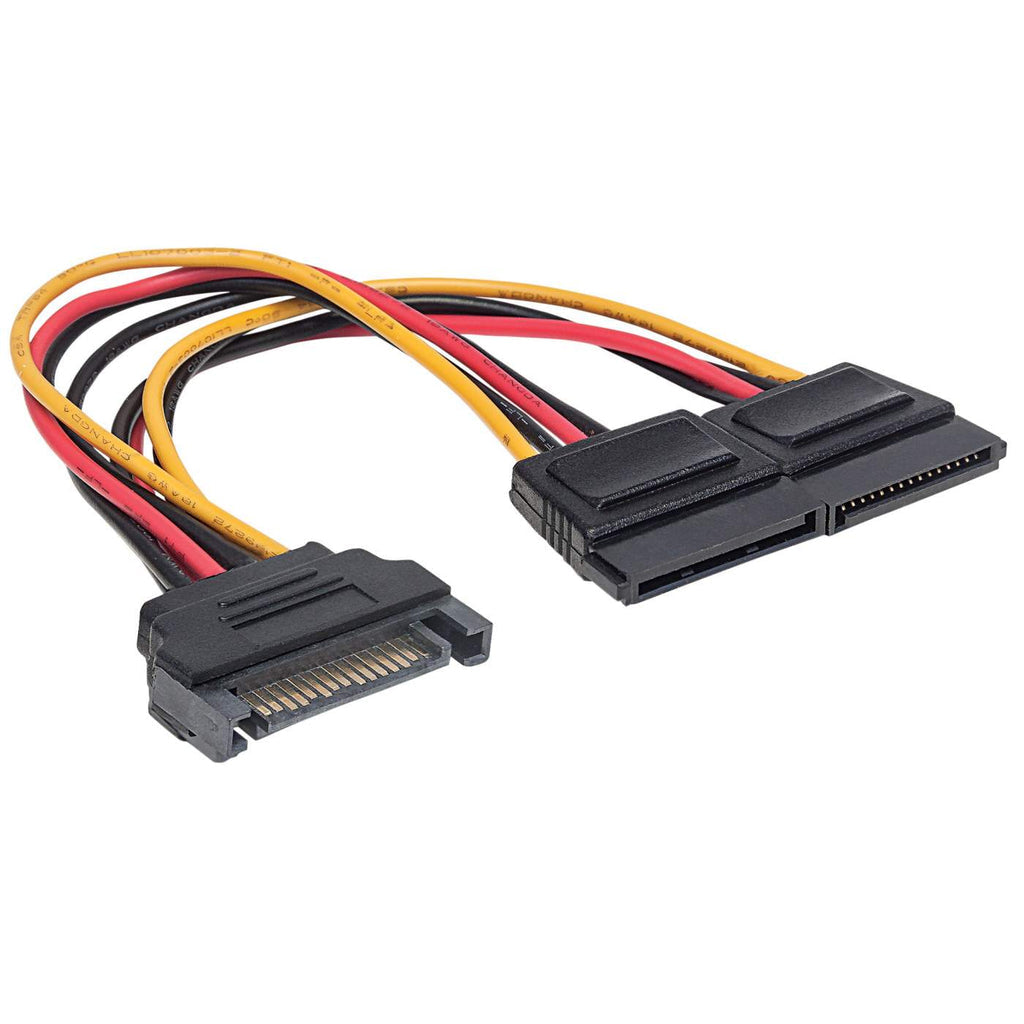 Cable Manhattan Y de Alimentación SATA M-H 15cm